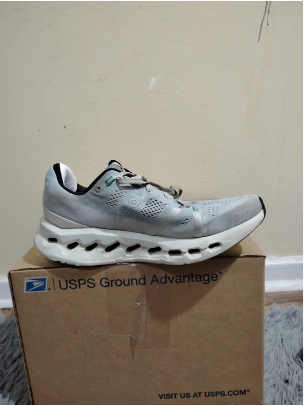 On Cloudsurfer Women's Size 10 Mineral Aloe Athletic Running Shoes 3WD10442078
